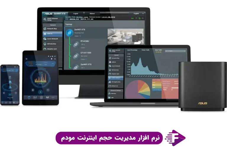 نرم افزار مدیریت حجم اینترنت مودم