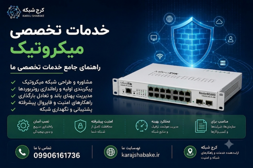 خدمات کانفیگ میکروتیک