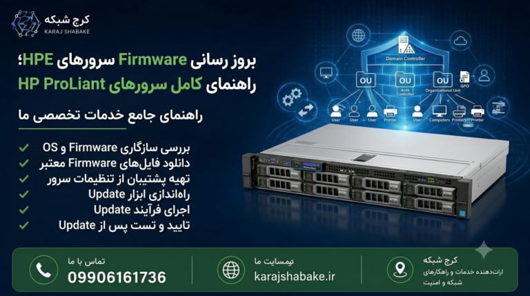 بروز رسانی Firmware سرورهای HPE؛ راهنمای کامل Update سرورهای HP ProLiant
