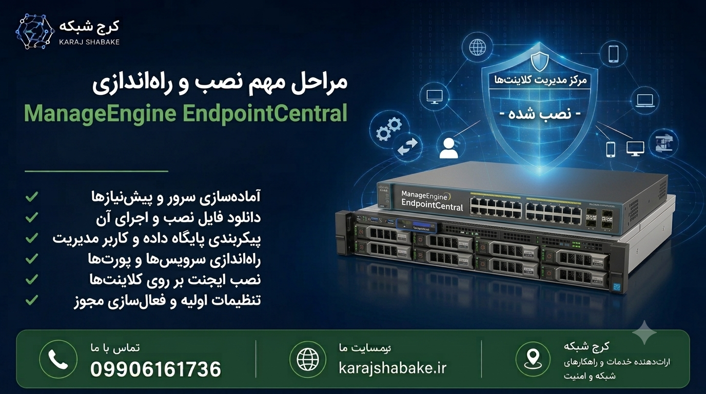 ManageEngine Endpoint Central چیست؟ 1 مقالات سرور, مقالات شبکه | Endpoint Central | 1 ManageEngine EndpointCentral
