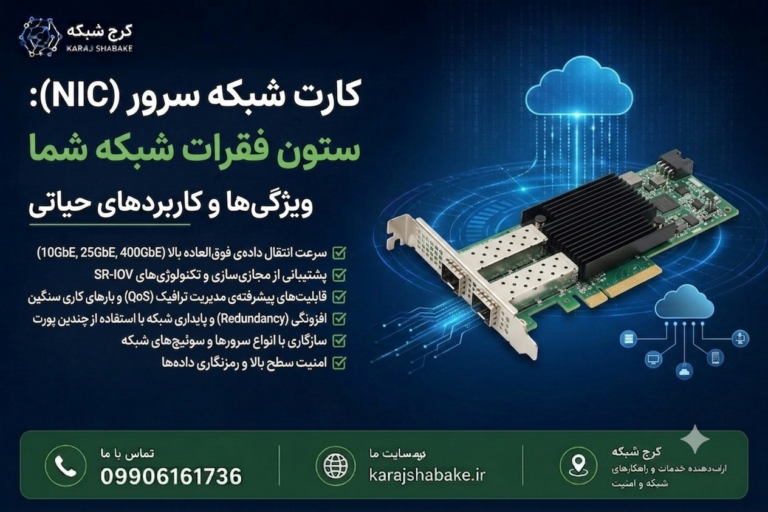 راهنمای انتخاب کارت شبکه مناسب برای سرور
